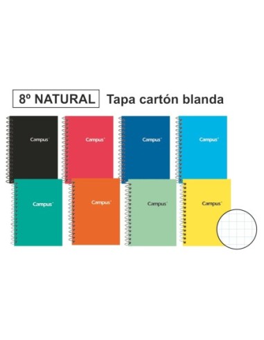 CUADERNO ESP. 1/8 (A6)80H.105x155 001140