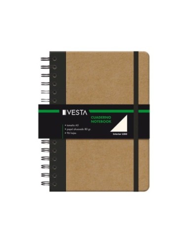 CUADERNO NATURE ESPIRAL A5 LISO 10744