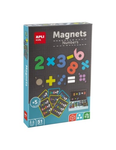 APLI-JUEGO MAGNETICO NUMEROS 51 UN.