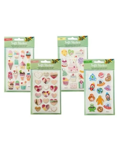 ADHES.STICKERS DOBLE SOFT-PACK 4-
