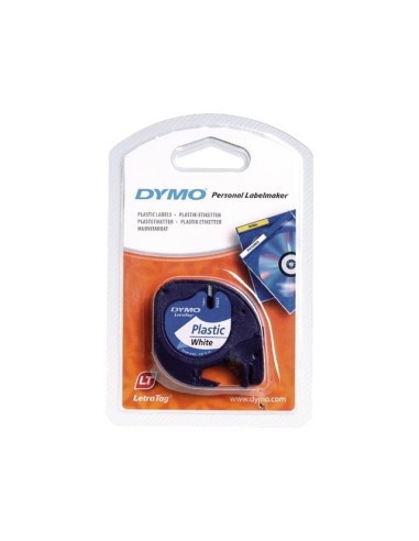 DYMO TAG - CINTA PLAST.4x12 N/BL.R.91221