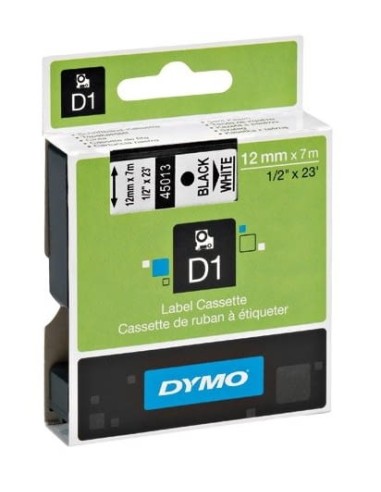 DYMO-CINTA ELECTRO.12MMx7MTS.NG/BL.45013