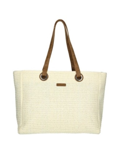 E.B.IBIZA-BOLSO SHOPPER 50x35 BLAN.78019