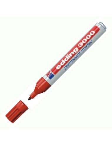 EDDING-ROTULADOR 3000 ROJO