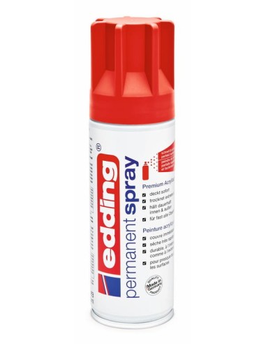 EDDING-SPRAY PERM.200ML.ROJO TRAFIC