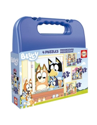 EDUCA-BLUEY MALETA PUZZLES PROGRES.