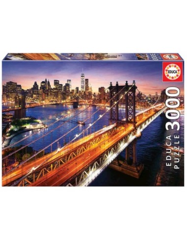 EDUCA-PUZZLE 3000PZ.MANHATTAN 18508