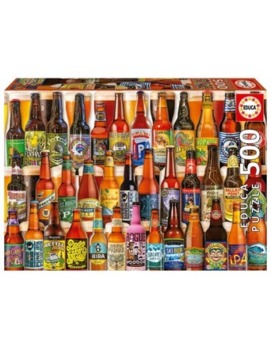 EDUCA-PUZZLE 500PZ.CERVEZAS 19610