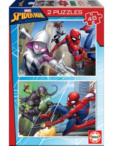 EDUCA-SPIDERMAN PUZZLE 2x48 18099