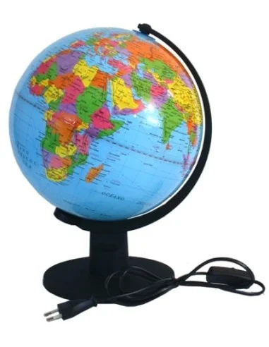 ESFERA MAKRO C/LUZ 32 CM.AZUL