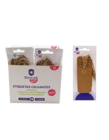 ETIQUETAS COLGANTES KRAFT 5X8-PACK 6-