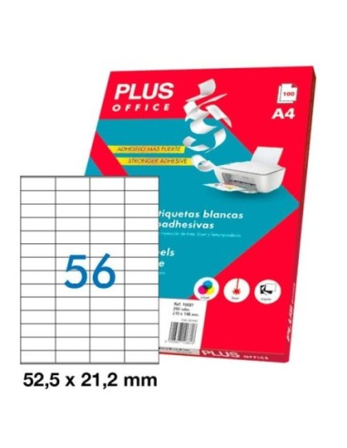 ETIQUETAS PLUS I.L.C A/4 10691(52,5x21,2