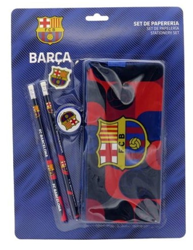 FCB-SET PAPELERIA PORTATODO TRIPLE