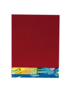 FIELTRO CAMPUS 25x30 ROJO CLARO (PACK3)