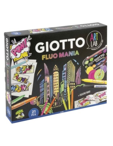 FILA-SET GIOTTO ART LAB FLUOMANIA 582500