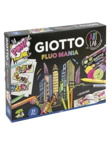FILA-SET GIOTTO ART LAB FLUOMANIA 582500
