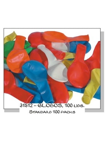 ART.FIESTA GLOBOS STANDART (BOLSA 100)