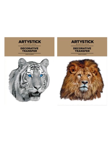 ARTYSTICK-SET 2 DECOR 20x20 ANIMAL