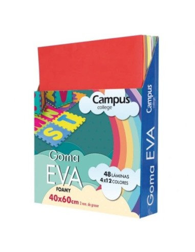 GOMA EVA 2MM. -EXPOS.48 LAM.40X60 STDAS.