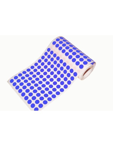 GOMETS CIRCULO 10,5 MM.AZUL -ROLLO-