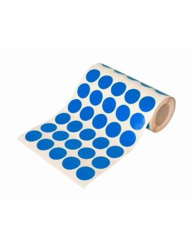 GOMETS CIRCULO 20 MM.AZUL -ROLLO-