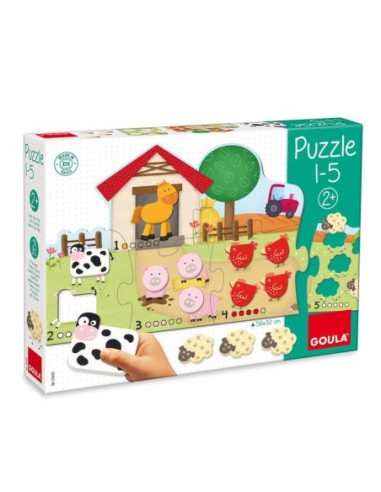 GOULA-PUZZLE AP.CONTAR 1 AL 5 53438