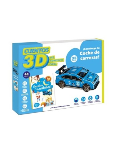 IMAGILAND-CUENTO+CONSTRUCCION 3D COCHE