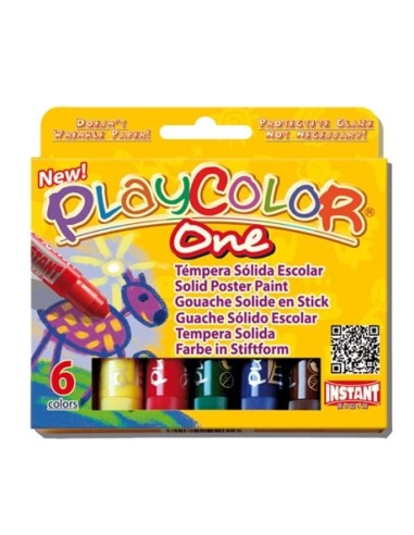 PLAYCOLOR-TEMP.SOLIDA ONE C/6 R.10711