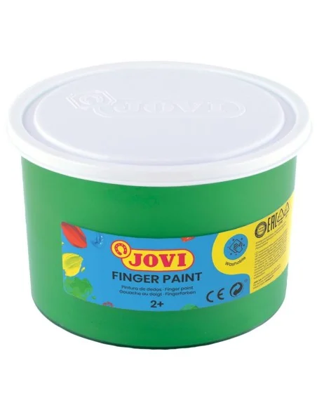 JOVI-PINTURA DEDOS 500 CC.VERDE R.561