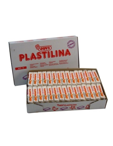 JOVI-PLASTILINA 70 BLANCO 50G. PASTILLA