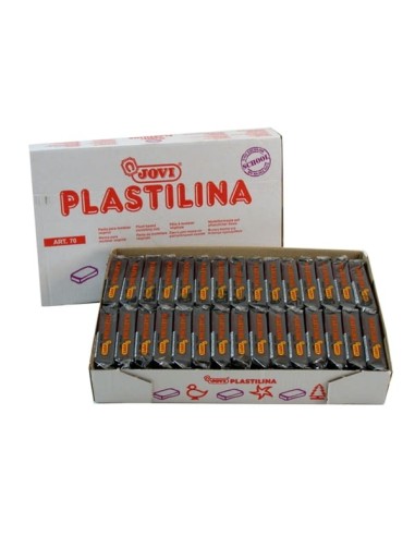 JOVI-PLASTILINA 70 NEGRO 50G. PASTILLA