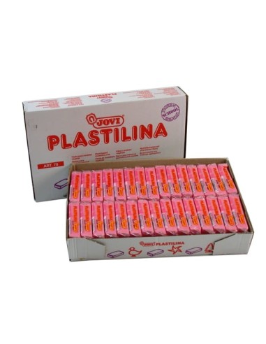 JOVI-PLASTILINA 70 ROSA 50G. PASTILLA