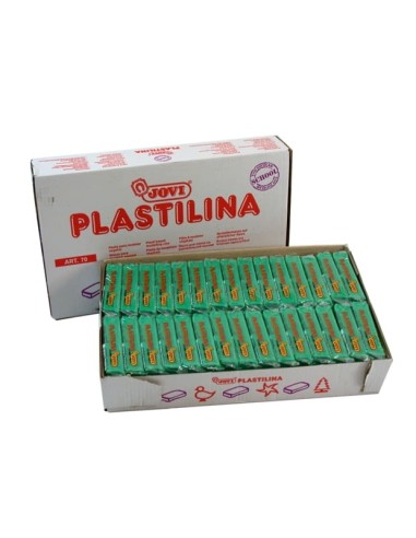 JOVI-PLASTILINA 70 VDE.CLARO 50G.PASTILL