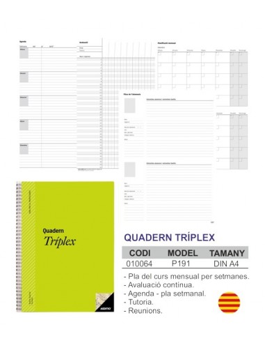 ADDITIO-QUADERN TRIPLEX P191