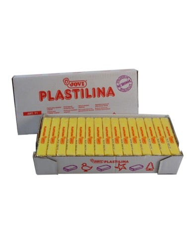 JOVI-PLASTILINA 71 AMARILLO 150G.PASTILL