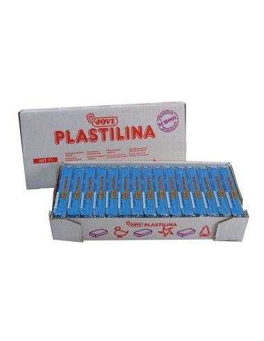 JOVI-PLASTILINA 71 AZUL CLA.150G.PASTILL