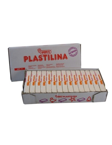 JOVI-PLASTILINA 71 BLANCO 150G. PASTILLA