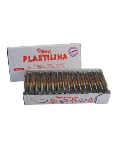 JOVI-PLASTILINA 71 NEGRO 150G. PASTILLA