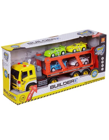 COCHES WENYI 1/16 CAMION PORTACOCHES