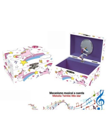 JOYERO MUSICAL PÑO.UNICORN STAR JK-5221