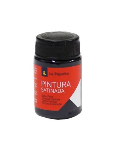 LA PAJARITA-PINT.SAT.35ML.NEGRO -C/6U.