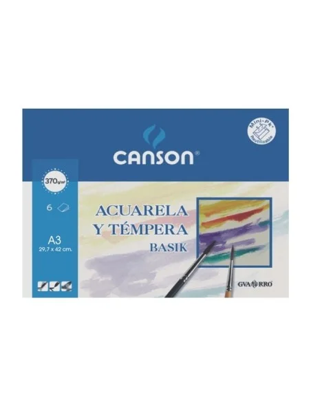LAMINAS DIB.ACUARELA A/3 (PK.6) 402393