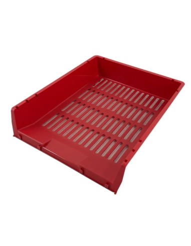 BANDEJA PLAST.SOBREM.ECONOM.90 ROJO