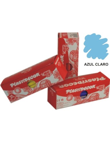 LAP.COL.PLASTIDECOR C/25 AZUL CLAR.R.981