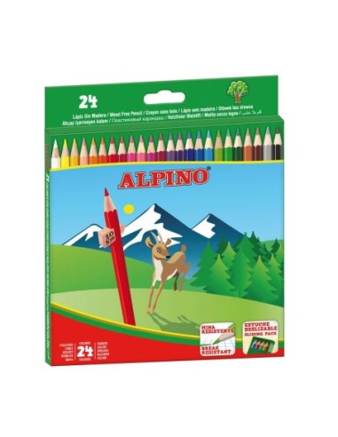 LAPICES COL.ALPINO LARGO -CAJA 24-