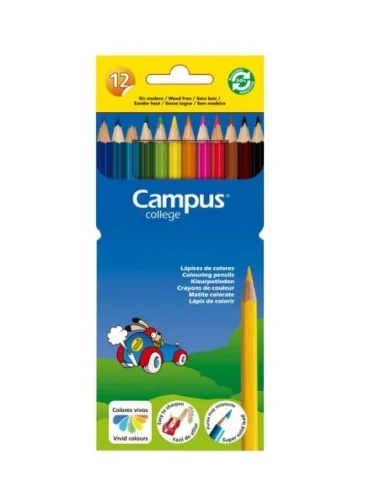 LAPICES COL.RES.CAMPUS HEXAGON.-CAJA 12-