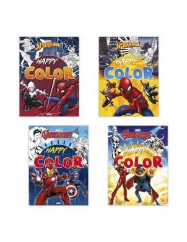 LIB.PINTAR HAPPY COLOR MARVEL STDO.