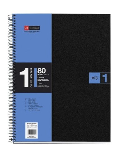 M.RIUS-NOTE BOOK-1 DIN A4 80H.PP.AZUL