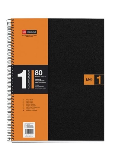 M.RIUS-NOTE BOOK-1 DIN A4 80H.PP.NARANJA