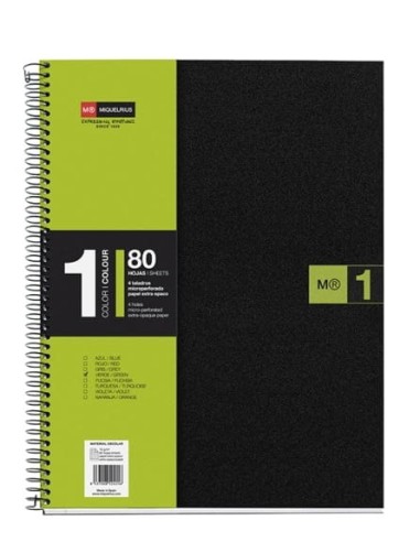 M.RIUS-NOTE BOOK-1 DIN A4 80H.PP.VERDE